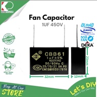 FAN CAPACITOR FOR DEKA/ELMARK/ALPHA/NSB CEILING FAN CBB61 400VAC 1UF