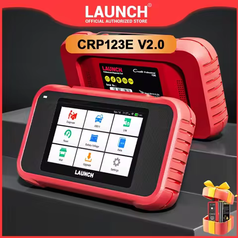 2025 LAUNCH X431 CRP123E V2.0 OBD2 Diagnostic Tool Car Auto Scanner with ABS SRS Engine AT+7 Reset S