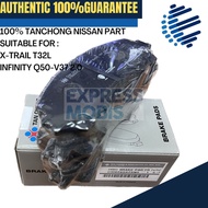 TAN CHONG NISSAN FRONT BRAKE PAD D1060-4GA0AMY X-TRAIL T32L INFINITY Q50-V37 2.0