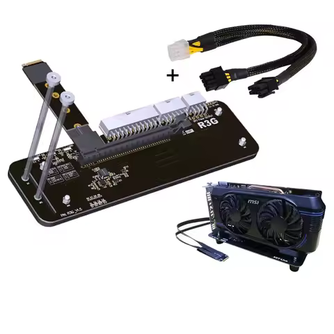 M.2 NVMe edge to PCIe x16 connector ADT-Link PCIe x16 to M.2 NVMe eGPU Adapter R43SG 4.0 eGPU for NU