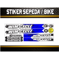 WIM CYCLE VARIATION STRIPING UNIVERSAL BIKE VARIATION STICKERS BMX STICKERS SIMPLE MOTIF VARIATIONS 