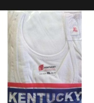 6 PIECES Kentucky White sando for Men for Kids to XS to XXL