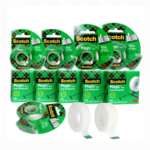 3M 810 Invisible Tape with Dispenser Test Tape Copy No Trace Easy To Tear Off Surface Writing Studen