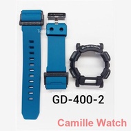 silicone strap Aksesori ♠CASIO G-SHOCK BAND AND BEZEL GD400 100% ORIGINAL