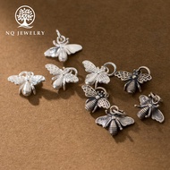 S925 Thai hanging bee-shaped charm S925 - S925 charm, bracelet and pendant accessory - NQ Jewelry