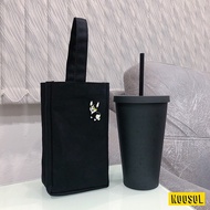 [ยอดนิยม] Noosol (1ใบ/แพ็ค) ถุงใส่แก้วเยติ 20-30oz กระเป๋าผ้าดิบ พร้อมส่ง 10920