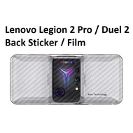 Lenovo Legion 2 Pro Duel 2 Back Sticker Film
