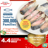 Ocean Papa Isi Ikan Masin Tenggiri Masam L Premium / Salted Mackerel Fish - 250g