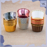 Cupcake Liner 50pcs Foil *CC LINER* Cupcake Liner Baking Muffin Greaseproof Liner High temp