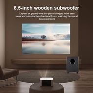 6.5 inch passive subwoofer 100W powerful subwoofer 4ohm impedance balck box subwoofer
