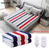 台灣現貨WALKIE 110V電熱毯 發熱毯 床墊 單人雙人電熱毯 恆溫電熱毯 省電型恆溫電熱毯 暖身毯 可斷電保護