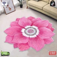 Round Carpet with Anti-Slip Pattern, Diameter 100Cm/1 Meter, Aesthetic Round Carpet/Modern Round Rub