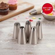 1M 2F 2D 6B 2A ,、、  1M 2F 2D 6B 2A Petua Keluli Tahan Karat untuk Dekorasi Kek, Krim Mentega, dan Pa