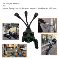 EV Station Charging Adapter J1772 to NEMA 5-15/5-20 Plug for E-Bike/Scooter/One Wheel 100V-220V