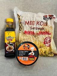 $19.99 Sarawak Kolo Mee 400 gram + Spicy Mama 120 gram + Unichoice sos compuran 360 ml bundle deal