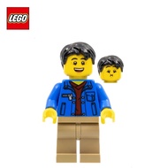 Minifigure 80108 Chinese New Year Series Black Hair Male hol282