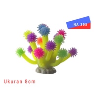 LEPET Hiasan Aquarium NA308/303/305-8 Anemon Kecil Hiasan Jelly Silikon Aquarium