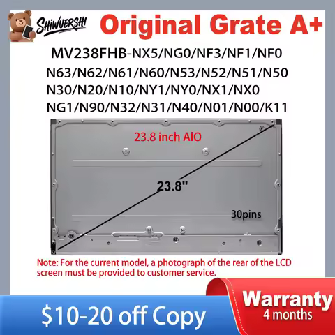 Lcd MV238FHB NX5 NG0 NF3 NF1 NF0 N63 N62 N61 N60 N53 N52 N51 N50 N30 N20 N10 NY1 NY0 NX1 NX0 NG1 N90