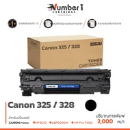 [ยกลัง 20ตลับ] NUMBER1 TONER [ซีลพลาสติกทุกตลับ] Canon CN325 C325 CRT325 CAT-325 Cartridge 325 สีดำ 