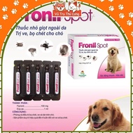 Nhỏ gáy Cho Chó trị ve rận bọ chét Fronil Spot (5 tuýp)