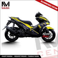 Aerox 155 Decal Sticker Aerox 155 Decal Sticker Aerox Full Body Striping Aerox Yfer Decal