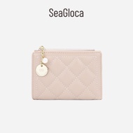 SeaGloca กระเป๋าเงินผู้ชายหนัง PU ประดับมุกสำหรับผู้หญิง,แฟชั่นหนัง PU น่ารักใหม่