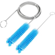 CPAP Tube Cleaning Brush-7 Feet Flexible + 7 Inches Handy Stainless Steel Wire Bristle Brush- Fits f