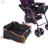 RAINBOW Wheelchair Portbale Bottom Basket Storage Bag Baby Stroller Accessories Pram Buggy Baby Pram Organizer Bottle Holder Stroller Storage Bag Stroller Cup Holder