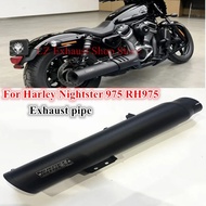 For Harley Nightster 975 RH975 RH975S 975 Special RH 975  975S modified Exhaust Pipe with Removable 