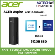 Acer Aspire XC1710-N100W11 Desktop PC ( N100, 8GB, 512GB SSD, Intel, W11, HS )