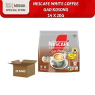 [Carton] NESCAFE White Coffee Gao Kosong (14 x 20g)