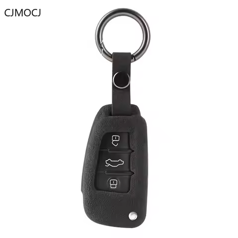 Universal Key Case for Audi A4L/A6L/A5/Q5/Q2L/Q3/Q5L - Premium Suede Leather Key Cover Keychain