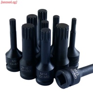 [ANSOUL] 3Inch M5-M19 1/2Inch Drive Wrench Socket Adapter 12 Point Socket Screwdriver Bit