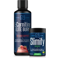 Siren Labs Slimify Advanced Fat Burner for Weight Loss - Stim Free (90 Capsules) & Siren Labs L-Carn