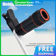 Monocular Mobile Phone Camera Lens 8X Telescope Zoom Lens for iPhone Samsung Smartphones Video