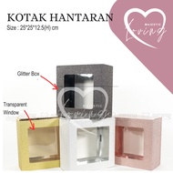 Kotak Hantaran Kahwin Tunang Hidden Hantaran Dulang Box Gift Box Glitter Exclusive Cake Box Kotak