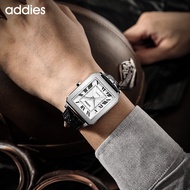 Addies: fashionable and high-end men's watch, waterproof quartz Square Watch