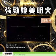 上將 - 2800W GS238D 嵌入式 座枱雙頭電磁爐 電磁爐 1級能源標籤 Giggas 上將