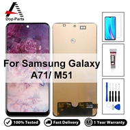 6.7 นิ้ว คุณภาพยอดเยี่ยมสำหรับ Samsung Galaxy A71 M51 A715 M515 SM-A715F SM-M515F LCD หน้าจอแสดงผลจอ