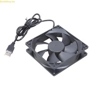 Doublebuy 90x25mm USB 5V Computer Fan Case Cooling for PC Server Cabinet Router Receiver