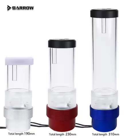 Barrow D5 PWM Pump 18W Maximum Flow Lift 4 Meters 1260L/H / D5 Combo Pump + Reservoir / Length 190mm