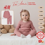 HM AUTH baby girl clothes set, cotton and elastic set, 9 months to 4 years old