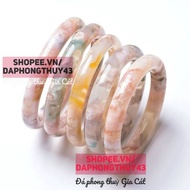 Super beautiful vip cherry blossom bracelet, clear peach blossom, size 55-56mm with new box