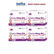 4 boxes of Chela-Mag B6 Chelate Albion (Olimp Labs) - Health protection food supplemented with Magne