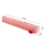 Plastic Wrap Dispenser Stretch Film Cutter Foil And Cling Film Dispenser Aluminium Foil Holder Kitchen Organizer Food Dispenser