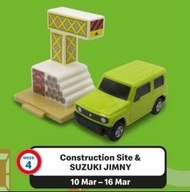中古 Tomica - Suzuki Jimny  + 工地