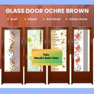 Pintu Kamar Mandi Wadja Glass Door Galvalume Baja Ringan Full Kaca