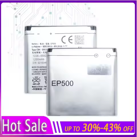 EP500 Portable Batteries for Sony Ericsson Xperia WT19i SK17i U5i E15 ST15i U8i E16I W8 Mobile Batte