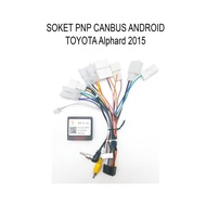 Toyota A-6 Alphard 2015 android canbus PNP Socket Cable