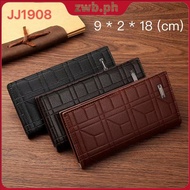 Men's long wallet multiple card positions available suitable for leisure activities JJ1908